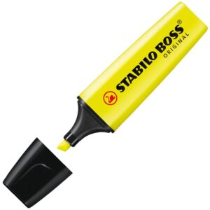 Resaltador Stabilo Boss Amarillo X 1 Und X 1 Und