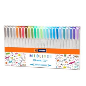 Plumón Resaltador Vinifan Mildliner Fríos X 24 Und