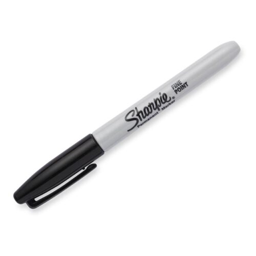 Plumón Indeleble Delgado Sharpie Punta Fina Negro