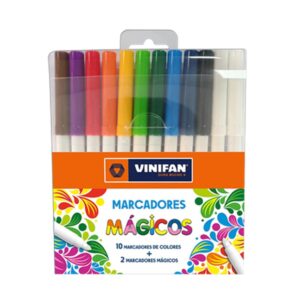 Plumón Delgado Vinifan Mágico Estuche X 12 Und