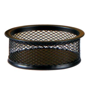 Porta Clips Ove Circular Tipo Rejilla Negro