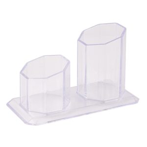 Porta Lápices Y Clips Maxcril Cristal