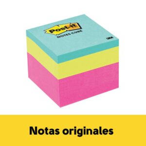 Notas Adhesivas 3M Post-It 47.6 X 47.6 Mm Colores Neón Multicolor 400 Hojas