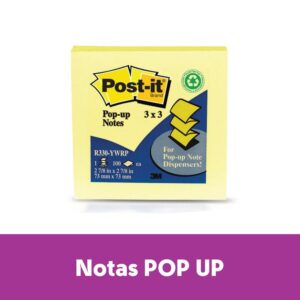 Notas Adhesivas 3M Post-It Pop Up 76 X 76 Mm Amarillo 100 Hojas