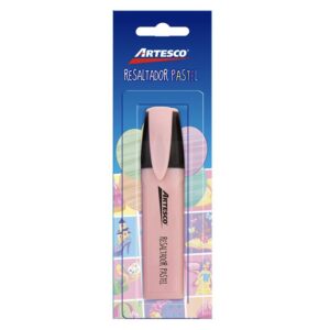 Resaltador Artesco Pastel Rosado Blíster X 1 Und