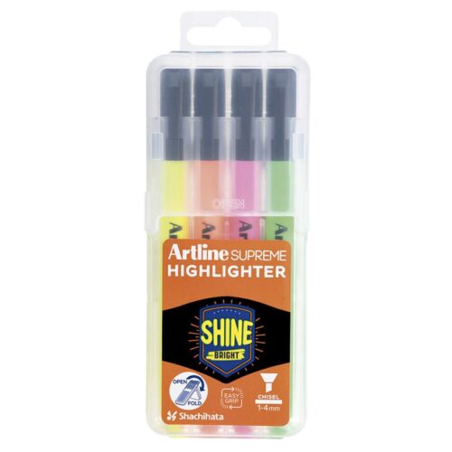 Resaltador Artline Supreme X 4 Und