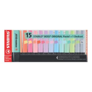 Resaltador Stabilo Boss Pastel X 15 Und