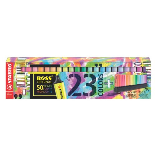 Resaltador Stabilo Boss X 23 Und