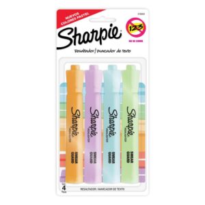 Resaltador Sharpie Tank Pastel X 4 Und