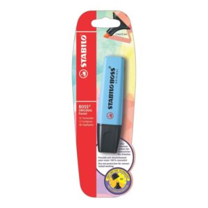 Resaltador Stabilo Boss Azul Retro X 1 Und