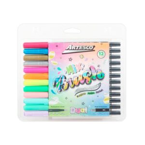 Marcadores Artesco Dual Brush Mix X 12