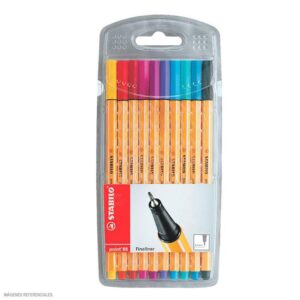 Rotulador Stabilo Extrafino 88 Pastel Fancy Estuche X 10 Und