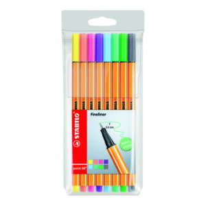 Rotulador Stabilo Extrafino 88 Estuche X 8 Und