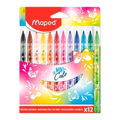 Plumón Maped Mini Cute X 12 Und