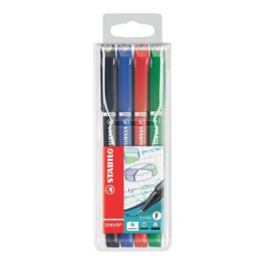 Rotulador Stabilo Sensor Fine Colores Básicos X 4 Und