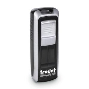 Sello Trodat Pocket Printy 9511 Plata/Negro