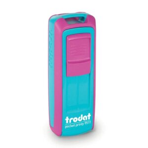 Sello Trodat Pocket Printy 9511 Turquesa/Fucsia