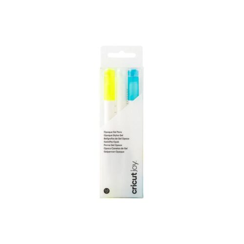 Plumones De Gel Opaco Cricut Joy 1.0 Mm Amarillo/ Blanco/ Azul
