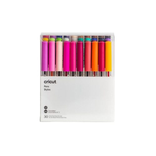 Set De 30 Plumones Cricut Punta Fina 0.4Mm Explore Y Maker