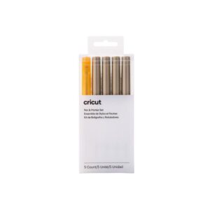 Set De 5 Plumones Cricut Maker Y Explore Dorado