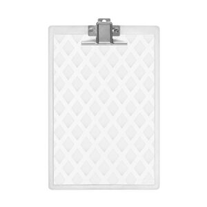Tablero Maxcril Oficio Con Gancho Metálico Cristal