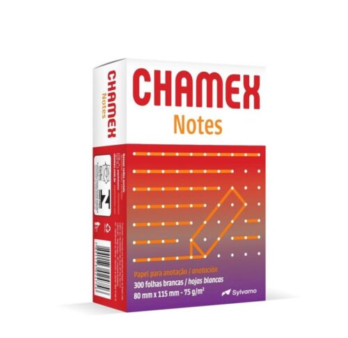 Tacos De Papel Bond Chamex Notes 80 X 115 Mm 75 G Paquete X 300 Hojas