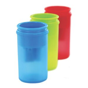 Tajador Simple De Plástico Kum Mini Pop Con Depósito X 1 Und