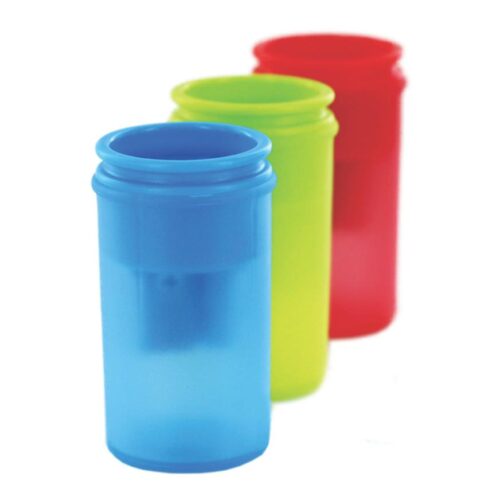 Tajador Simple De Plástico Kum Mini Pop Con Depósito X 1 Und