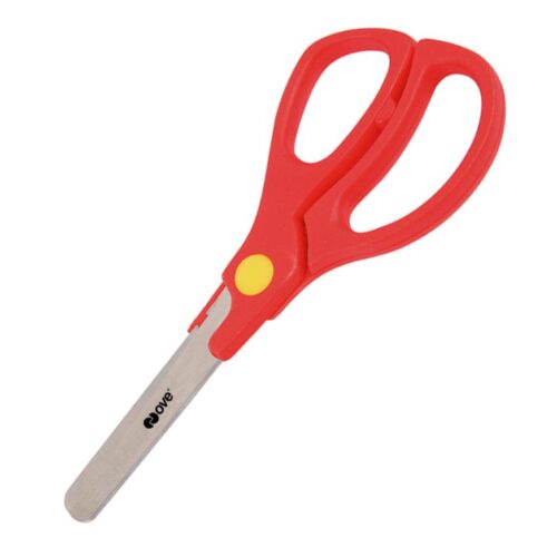 Tijera Ove 5'' Mango Rojo X 1 Und