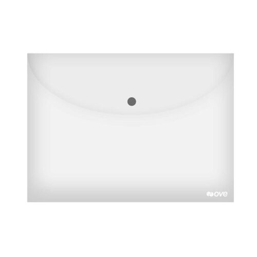 Carpeta Ove A4 Transparente Con Broche