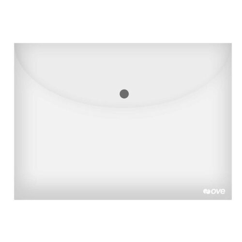 Carpeta Ove Oficio Transparente Con Broche