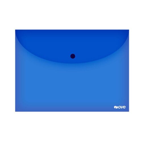 Carpeta Ove A4 Azul Con Broche