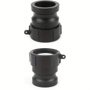 Pack 4 Conexiones IBC Tote - Principal Adaptador Macho 2" x Hembra 2" para tanque IBC