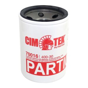Filtro de partículas para combustibles 1 1/4 pulgadas NPT 30 micrones marca CIM-TEK serie 400-30