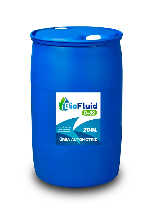 Urea automotriz cilindro 208 litros BioFluid D-32 AUS 32 ISO 22241