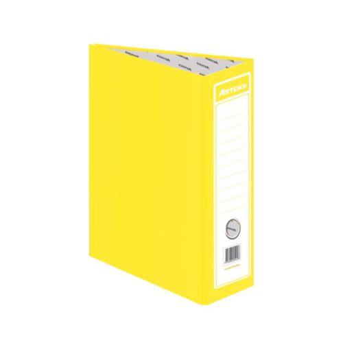 Archivador Plastificado Artesco Oficio Lomo Ancho Amarillo