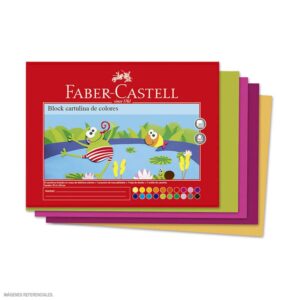Block Cartulina De Colores Faber Castell 31 X 25 Cm 150 G 20 Hojas Block Cartulina De Colores Faber Castell 31 X 25 Cm 150 G 20 Hojas