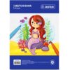 Block Dibujo Encolado Mujer Justus 20 Hojas