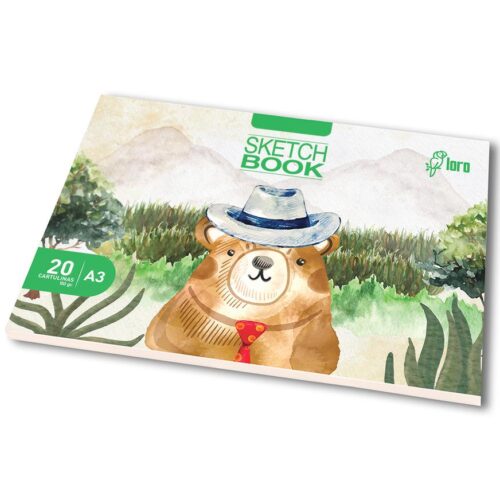 Block Dibujo Encolado Hombre Justus 20 Hojas