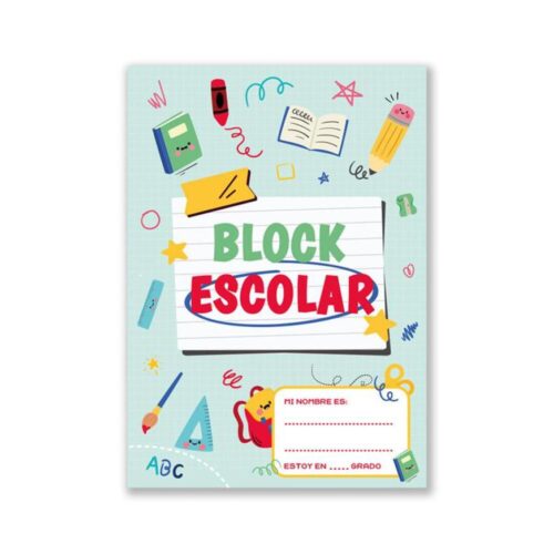 Block Escolar 46 Hojas Rayado Libra
