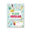 Block Escolar 80H Period Cuadr Libra