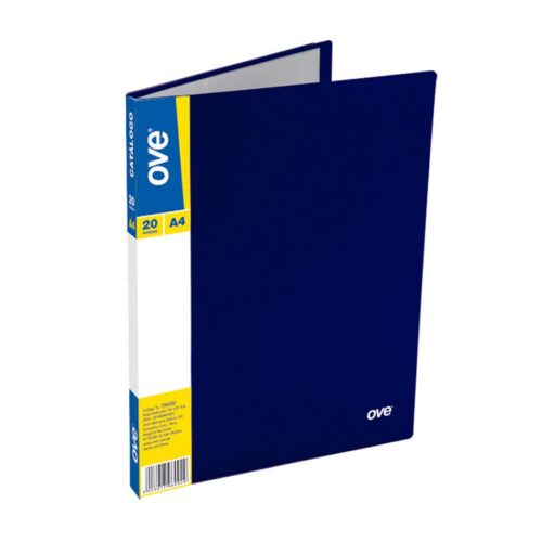 Carpeta Para Precio Ove A4 Azul X 20 Fundas