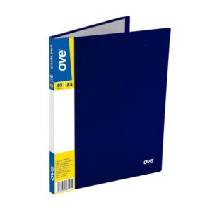 Carpeta Para Precio Ove A4 Azul X 40 Fundas