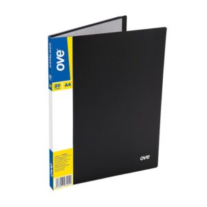 Carpeta Para Precio Ove A4 Negro X 20 Fundas