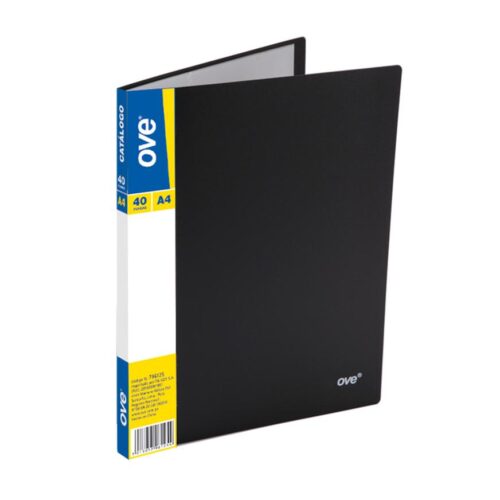 Carpeta Para Precio Ove A4 Negro X 40 Fundas