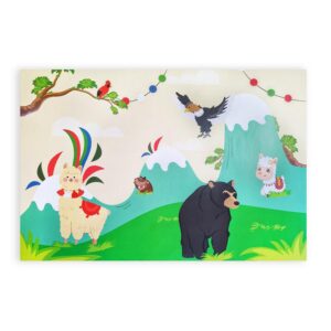Cartulina Decorada Animales Peruanos 48 X 70 Cm