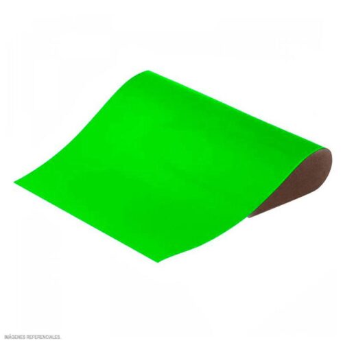 Cartulina Plastificado Verde Hoja