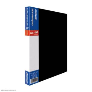 Carpeta Para Precio Artesco A4 Negro X 40 Fundas Carpeta Para Precio Artesco A4 Negro X 40 Fundas