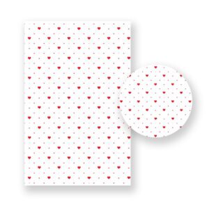 Celofán Decorado Día De La Madre 70 X 90 Cm Mini Corazones Rojos