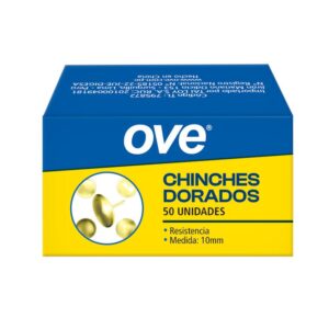 Chinches Dorados Ove 10 Mm X 50 Und
